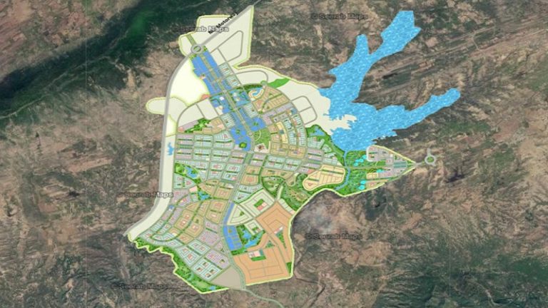 Capital Smart City Islamabad Mapped on Google
