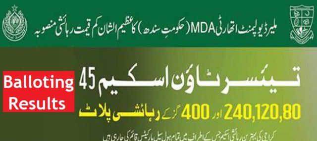 Taiser Town Scheme 45 Balloting Results