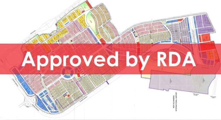 Top City-1 Islamabad Revised Master Plan Map Approved by RDA