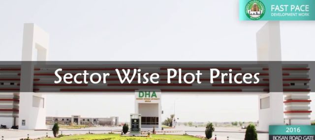 DHA Multan Sector Wise Plot Prices