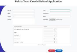 Bahria Karachi Refund Form