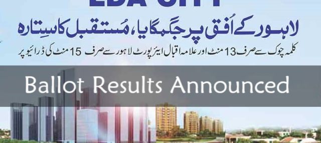 LDA City Lahore Ballot