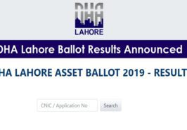 DHA Lahore Ballot results