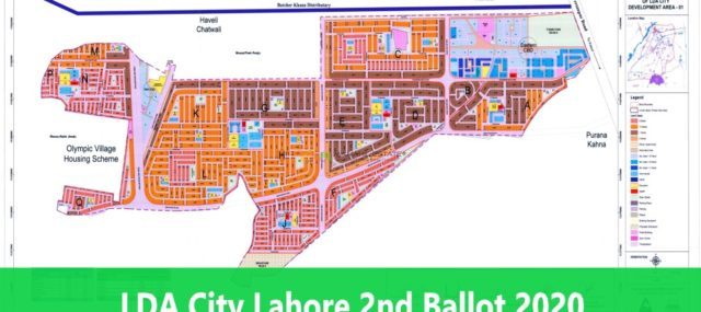 LDA City Lahore Ballot 2nd 2020