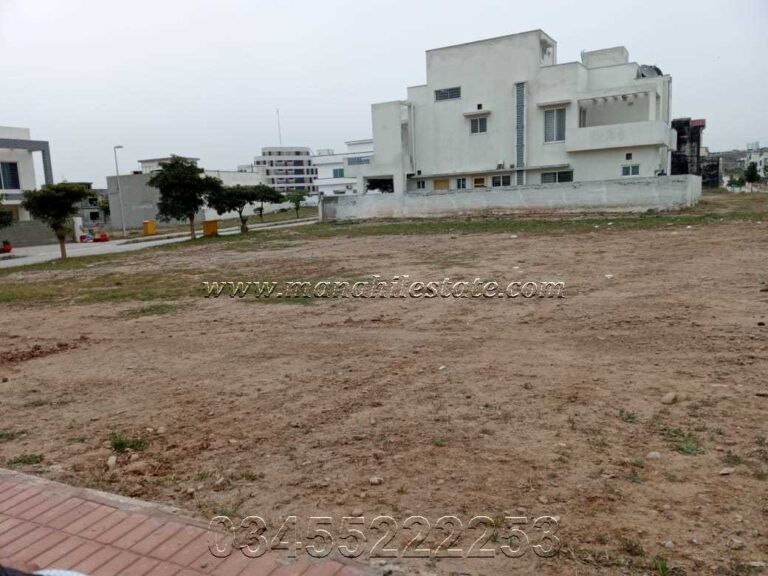 10 Marla Corner Plot in Sector F-1 Bahria Town Phase 8 Rawalpindi