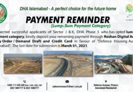 DHA Phase 5 Payment Reminder