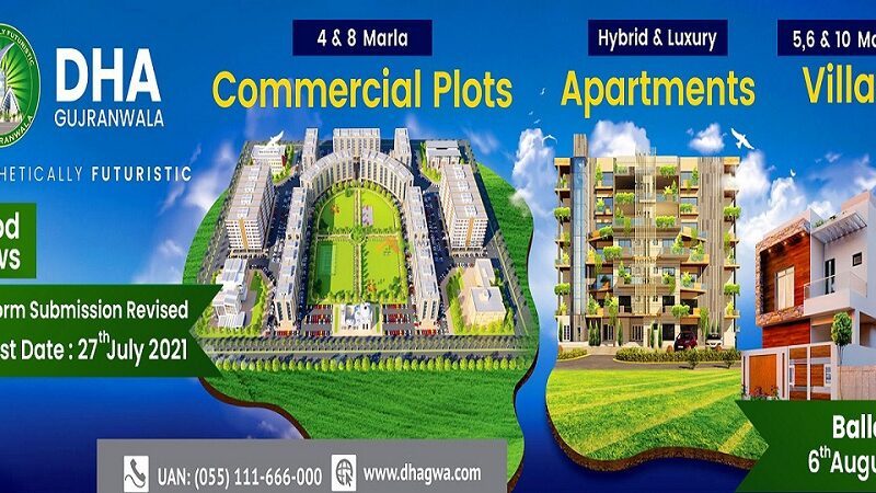 DHA Gujranwala New Booking 2021