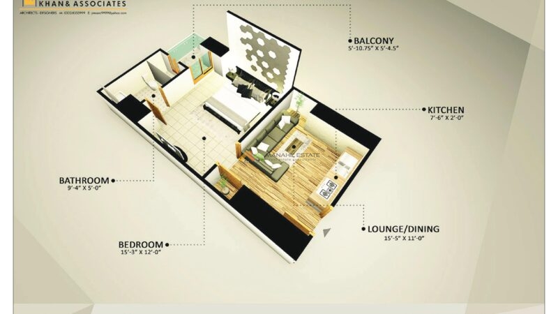 Ideas Tower One Bed Apartment
