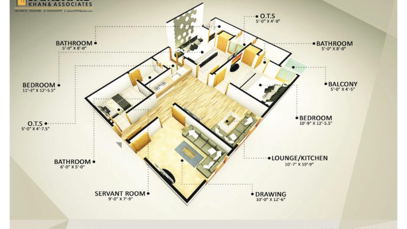 Ideas Tower three bed apartment