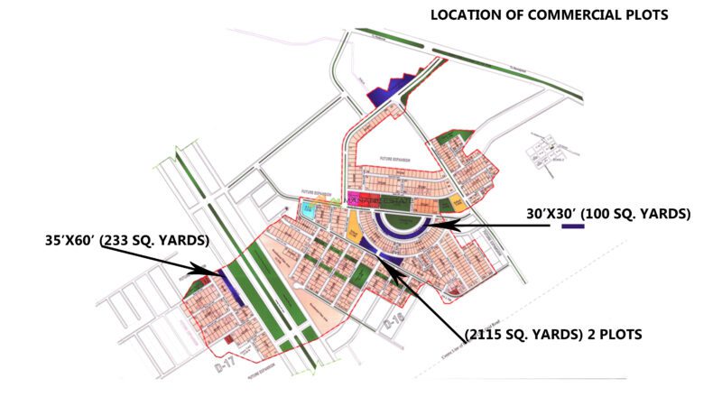 D16 Commercials Location Map