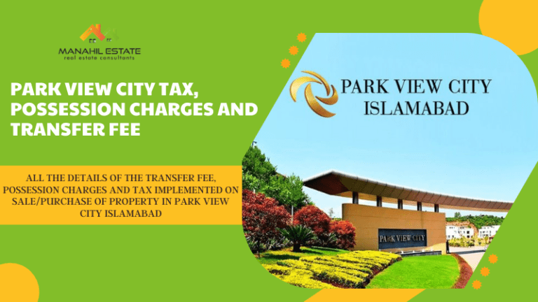 Park View City Tax, Transfer Fee, and Possession Charges