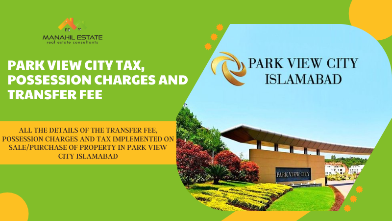 Park View City tax possession charges tax banner