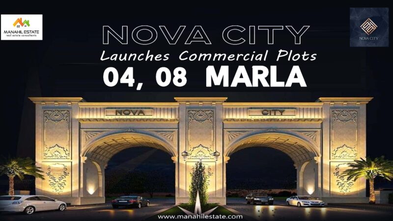 Nova City launches new 4 Marla and 8 Marla Commercial Plots