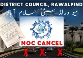 DC Rawalpindi Notice Blue World City