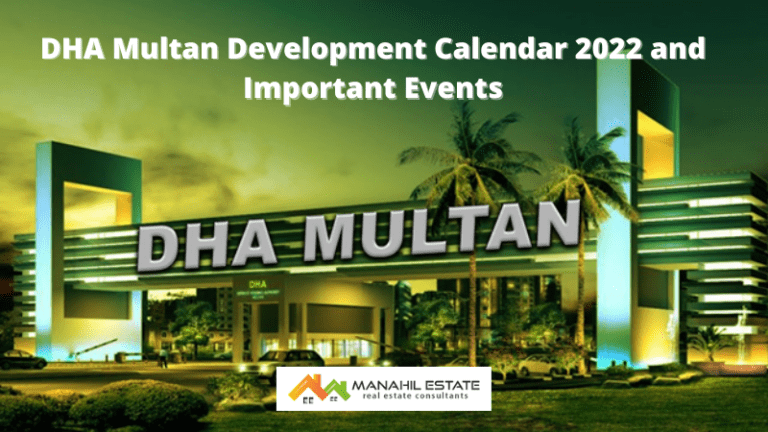 DHA Multan Development Calendar 2022