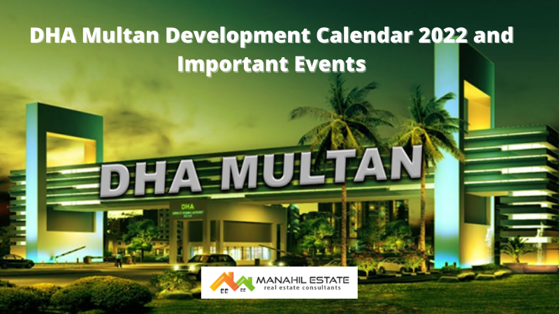 DHA Multan Development  Calender