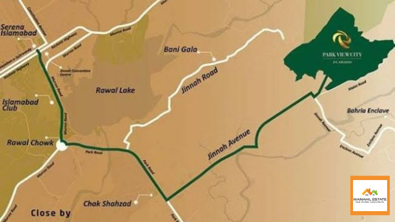 Park View City Islamabad Location