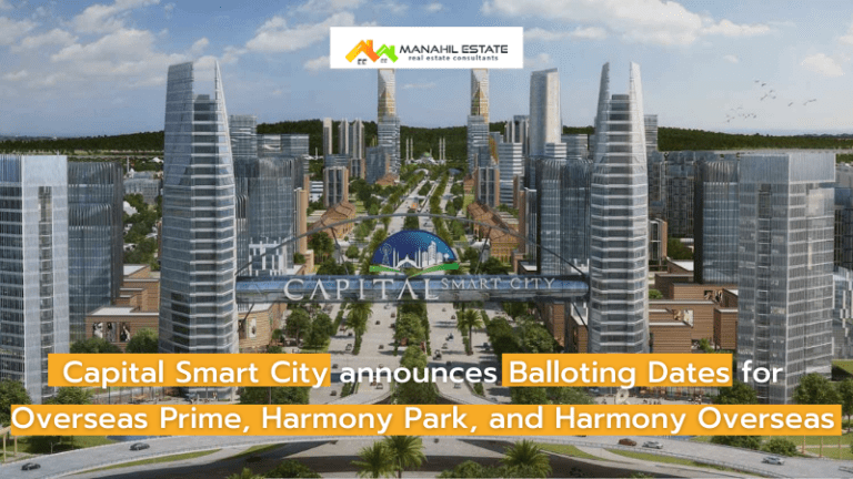 Capital Smart City Announces Balloting Date of Overseas Prime and Harmony Park Blocks