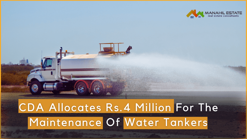 maintenance of water tankers Banner