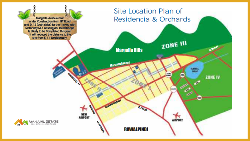 Multi Residencia and Orchards Location Map