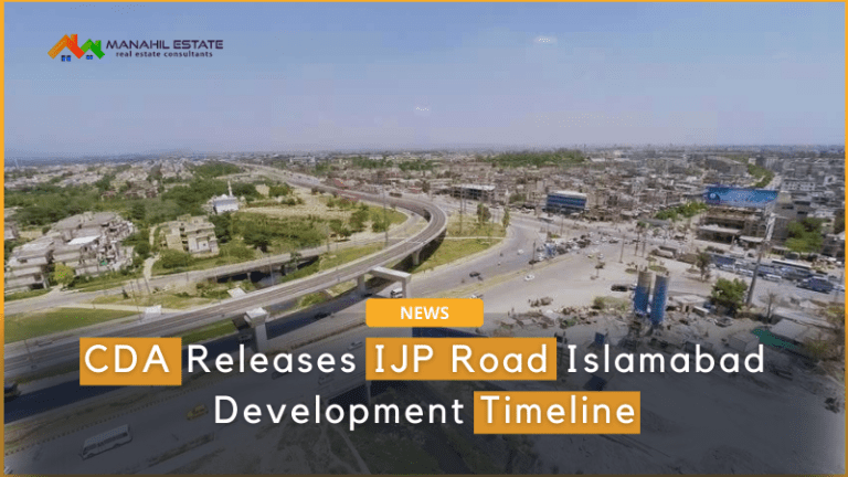 CDA Releases IJP Road Islamabad Development Timeline