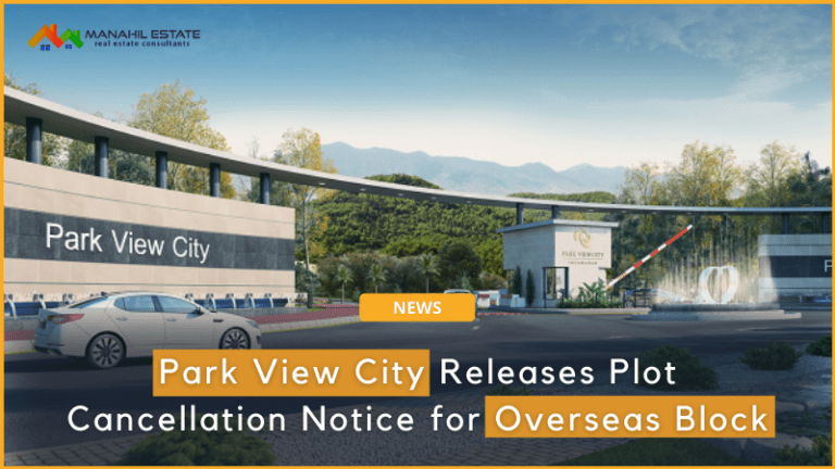 Park View City Issues Overseas Block Plot Cancellation Notice