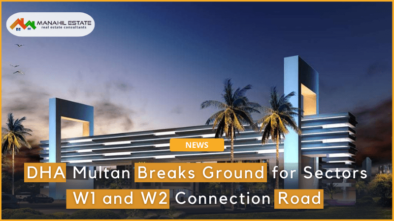 Sectors W1 and W2 connection road Banner