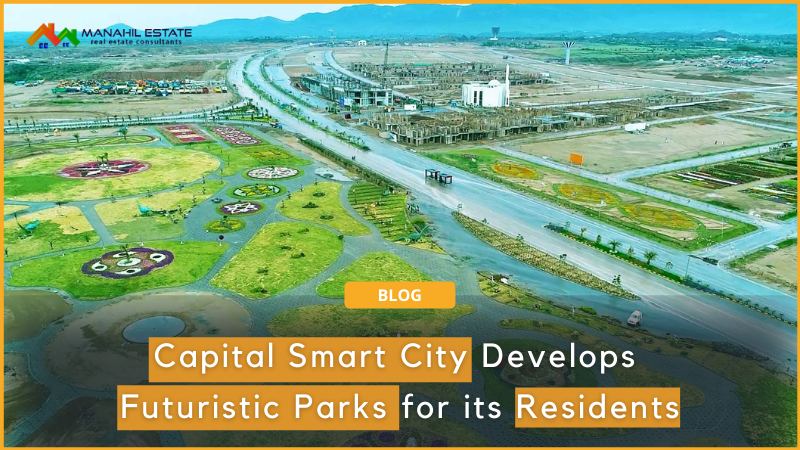Capital Smart City Futuristic Parks Banner