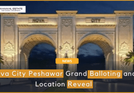 Nova City Peshawar Grand Balloting Banner