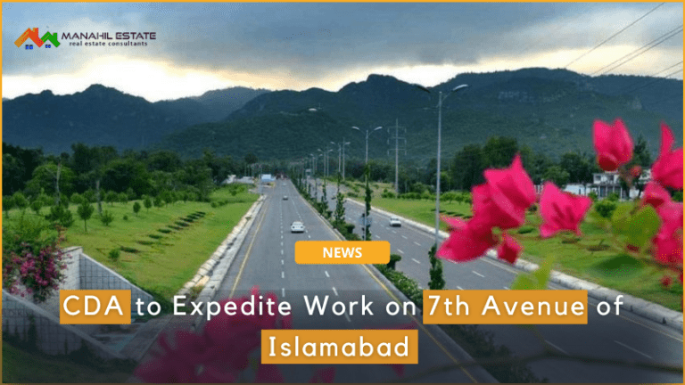 CDA to Expedite Work on 7th Avenue of Islamabad