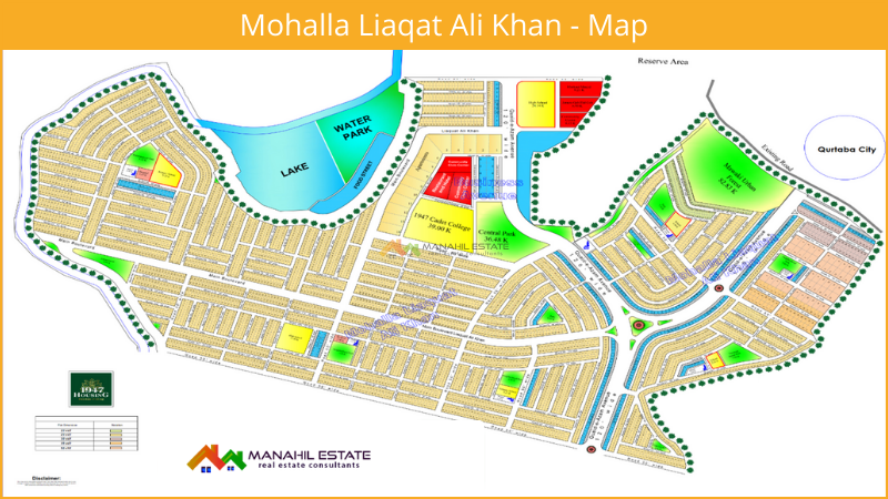 1947 Housing Islamabad Mohalla Liaqat Ali Khan Map