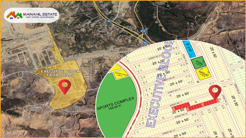Tanveer Homes Faisal Hills Location Map