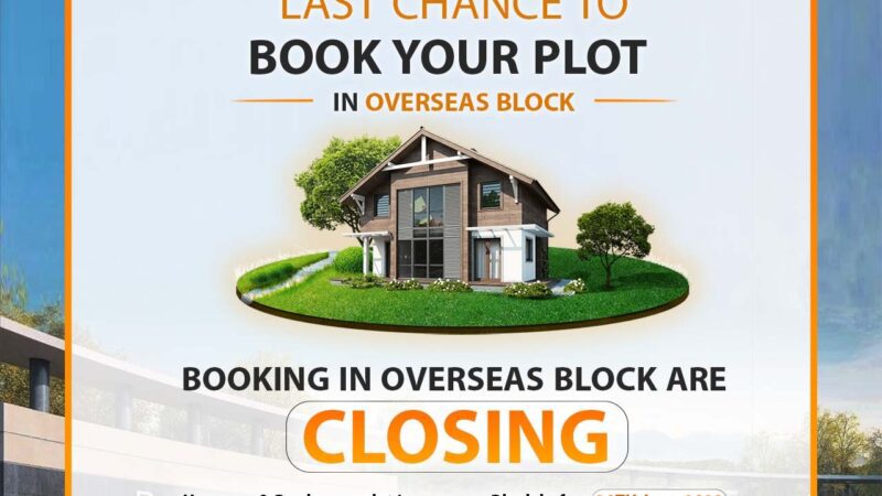 Park View City Overseas and Golf Estate Booking Deadline Overseas Block