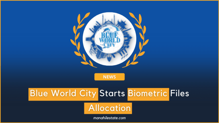 Blue World City Starts Biometric Files Allocation