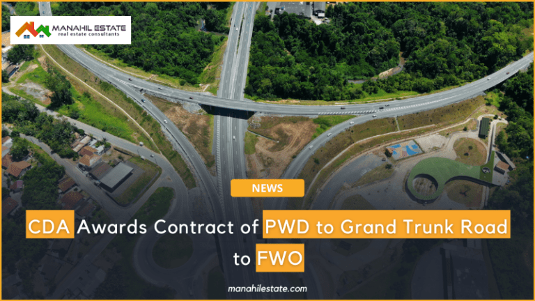 CDA Awards Contract of PWD to Grand Trunk Road to FWO