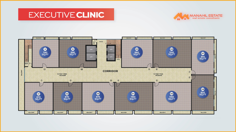 Modern Clinic Complex Layout Plans