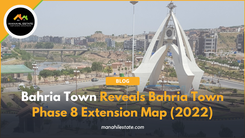 Bahria Town Phase 8 extension map