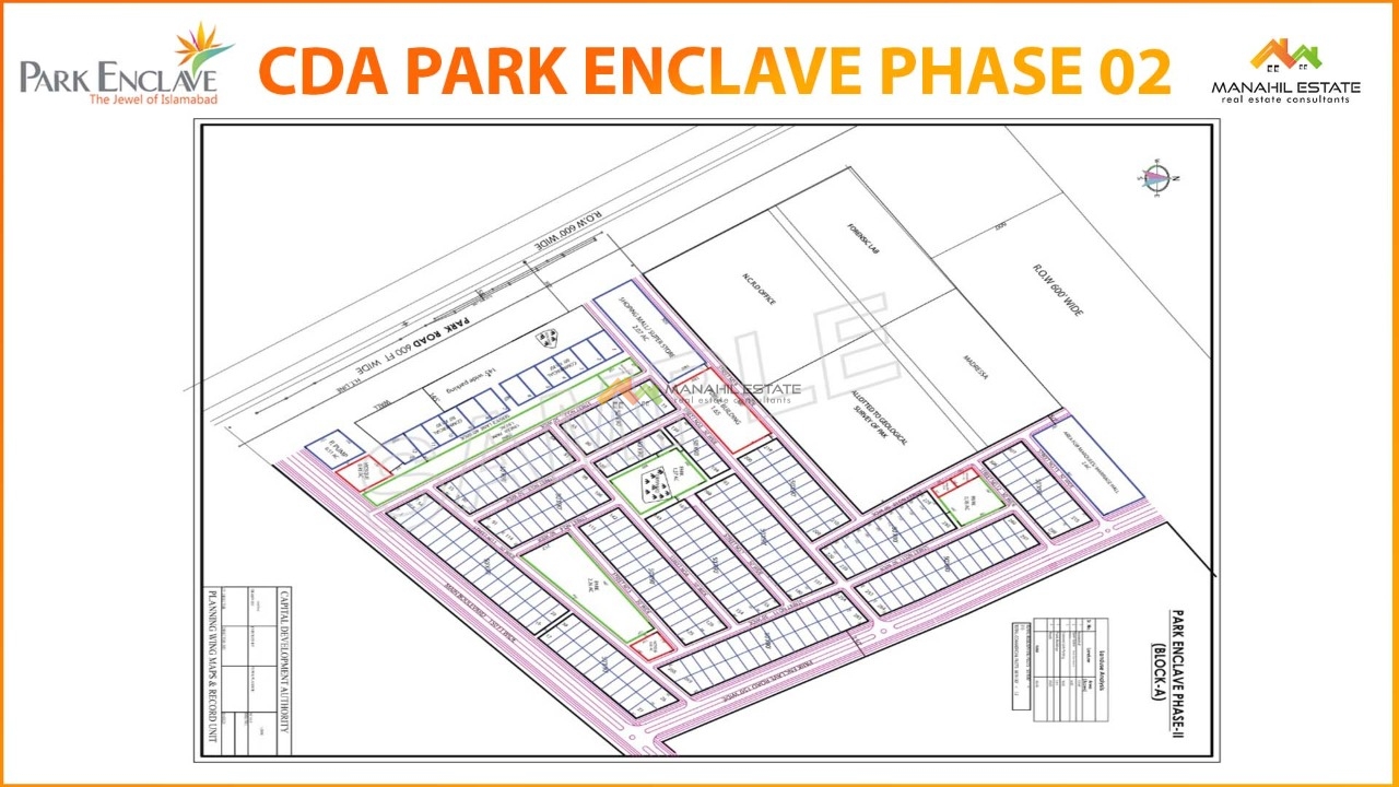Park Enclave Islamabad Phase 2 Map