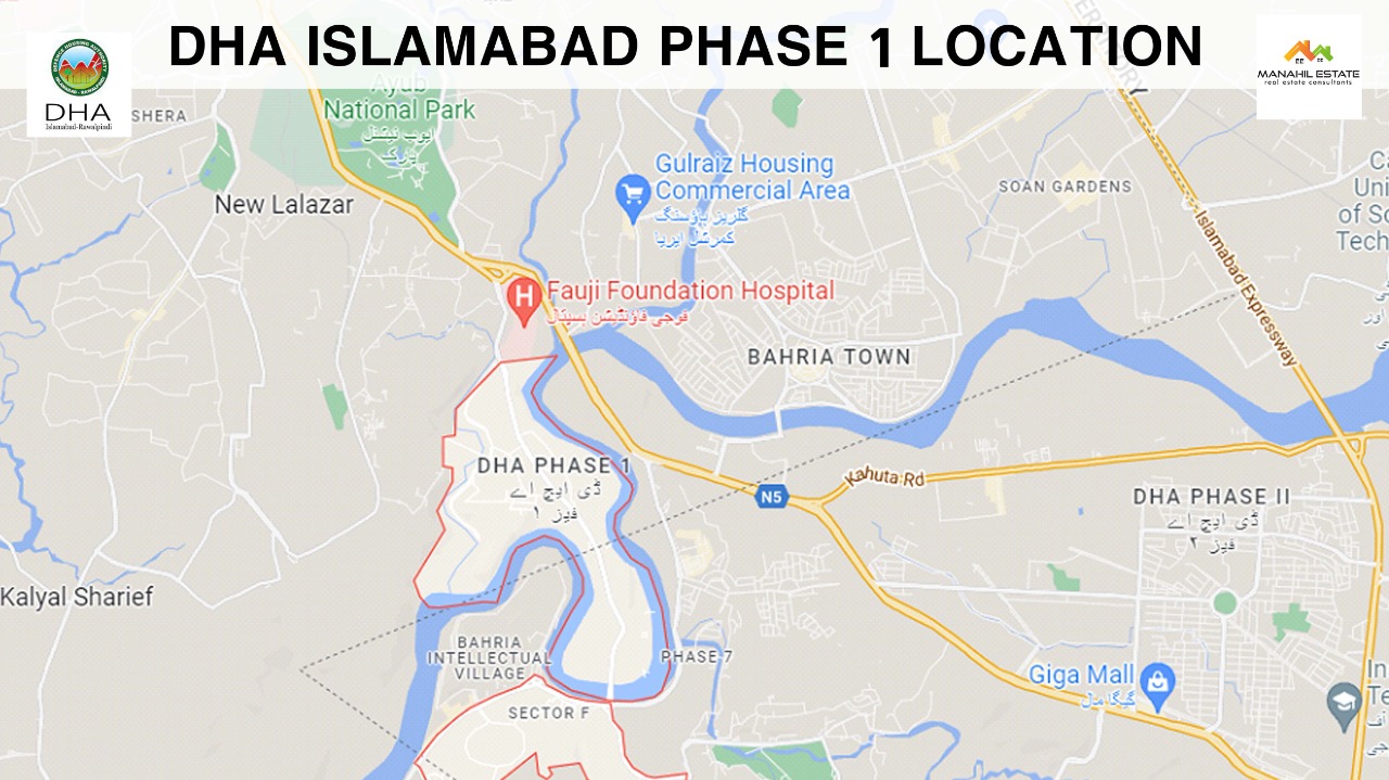 DHA Islamabad Phase 1 Location