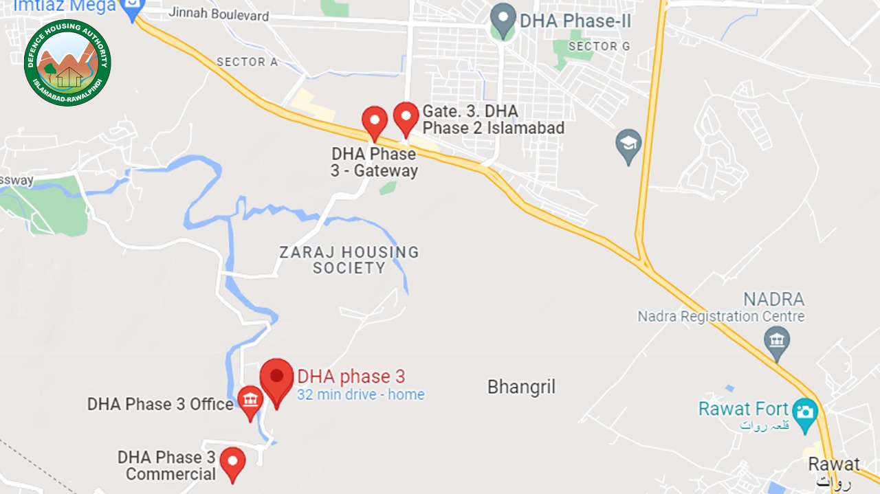 DHA Islamabad Phase 3 Location