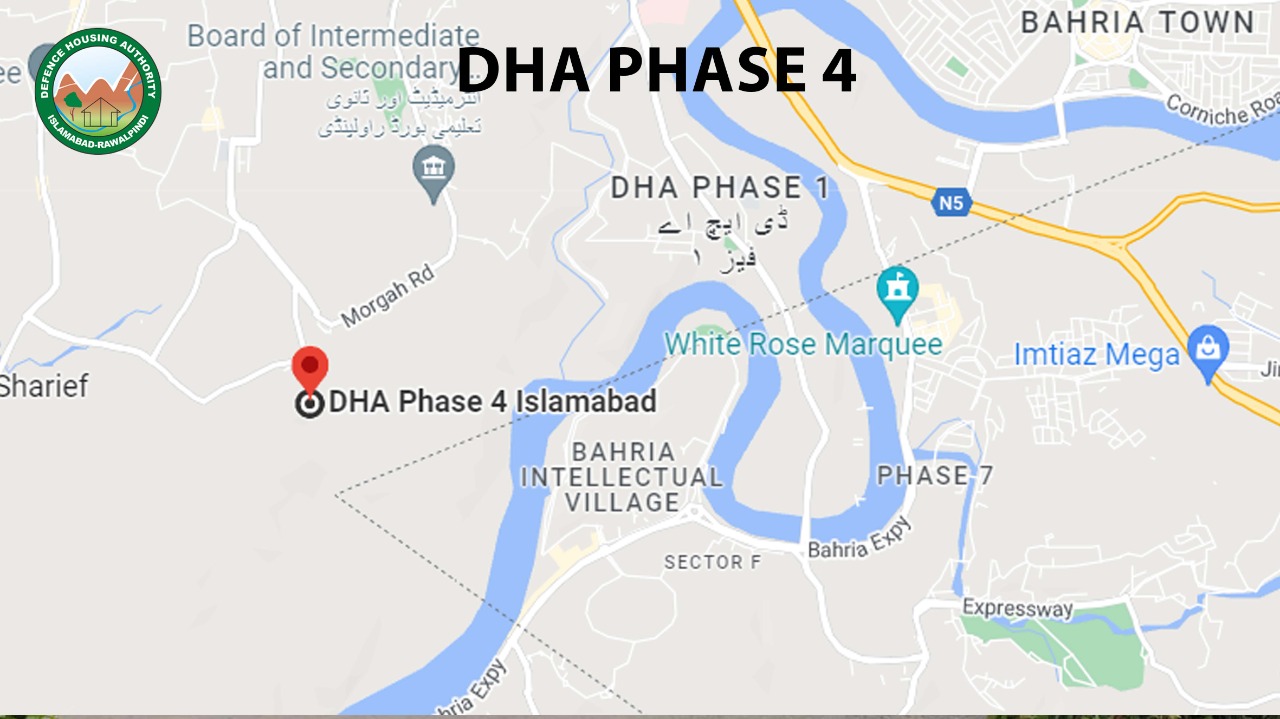 DHA Islamabad Phase 4 Location Map