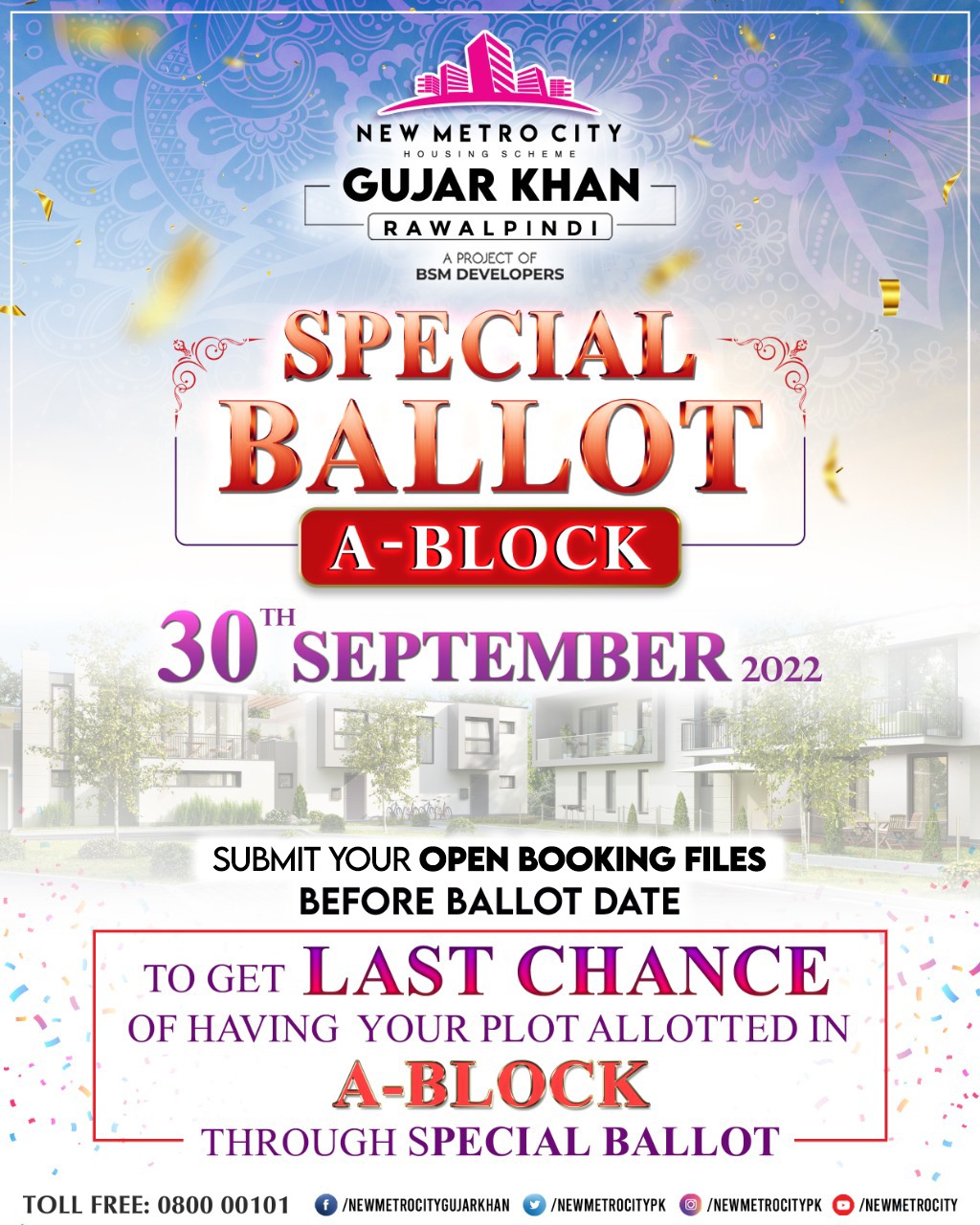 Special balloting Notification