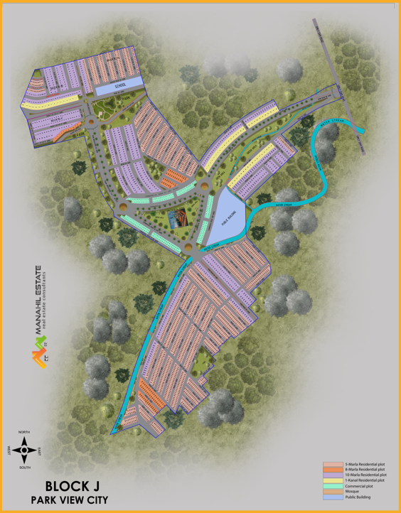Park View City J Block master plan