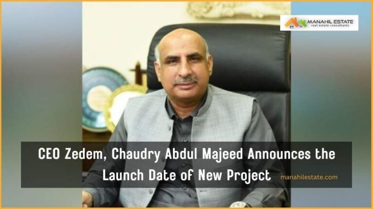 CEO Zedem Announces the Launch Date of Faisal Town New Project