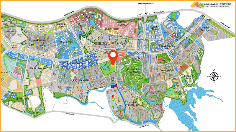 Capital Smart City Overseas Central commercials Location