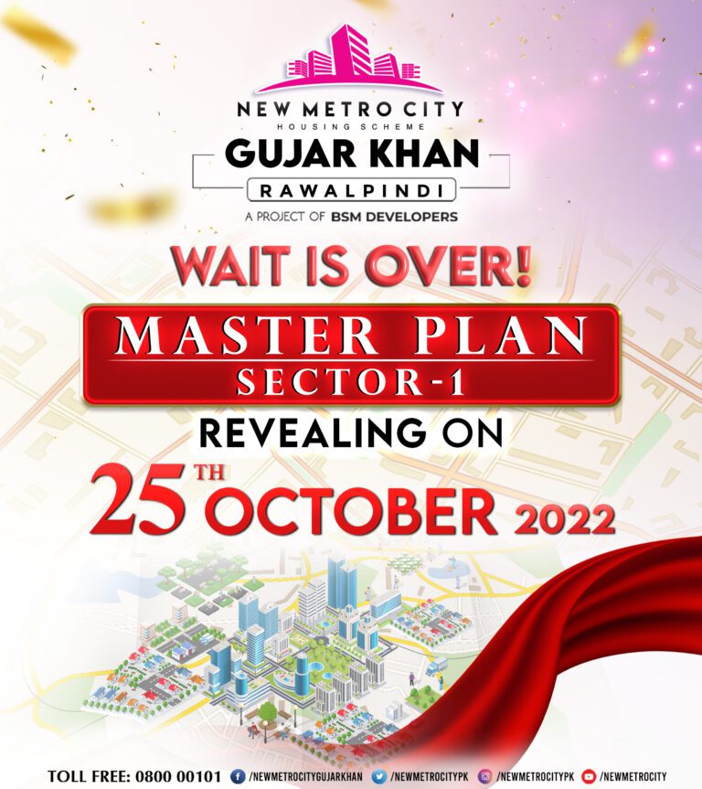 New Metro City Gujar Khan to Reveal Sector 1 Master Plan