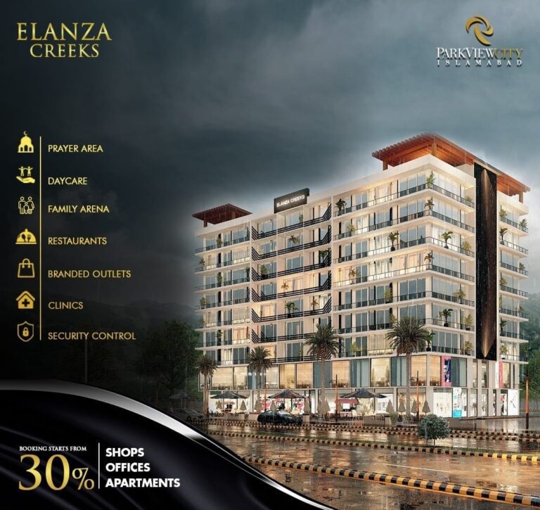 Park View City Islamabad 3 Kanal Mega Project Shops, Offices and Apartments for sale on 3 Year Easy Installments Plan