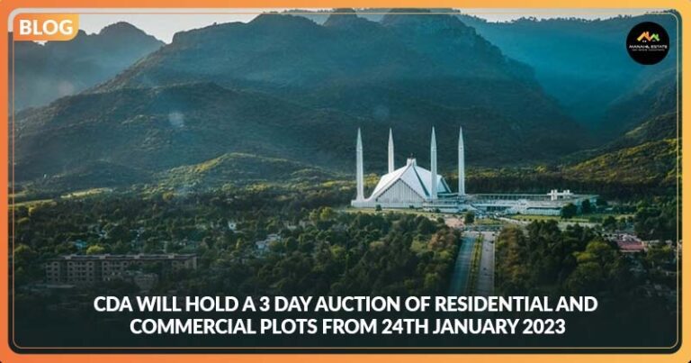 CDA will hold a 3 Day Auction of Plots from 24th January 2023