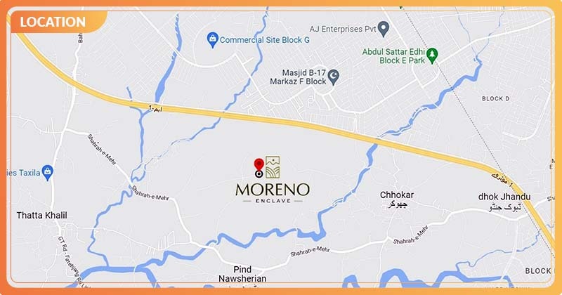 Moreno Enclave Location