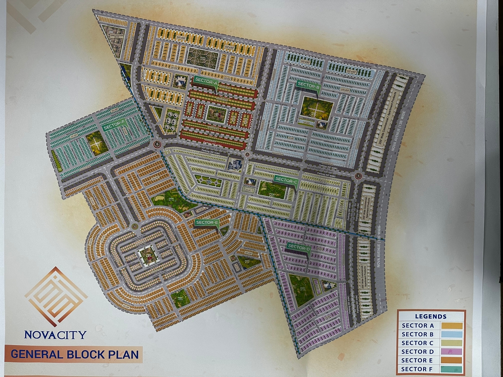 Nova City Islamabad Map